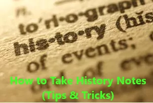 History-note-taking